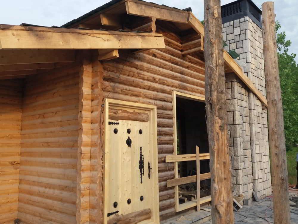 ساخت خانه و ویلای چوبی