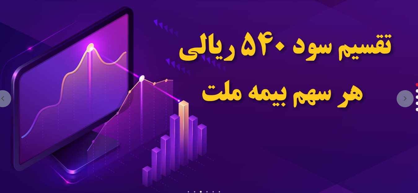 سود سهام ملت در بورس
