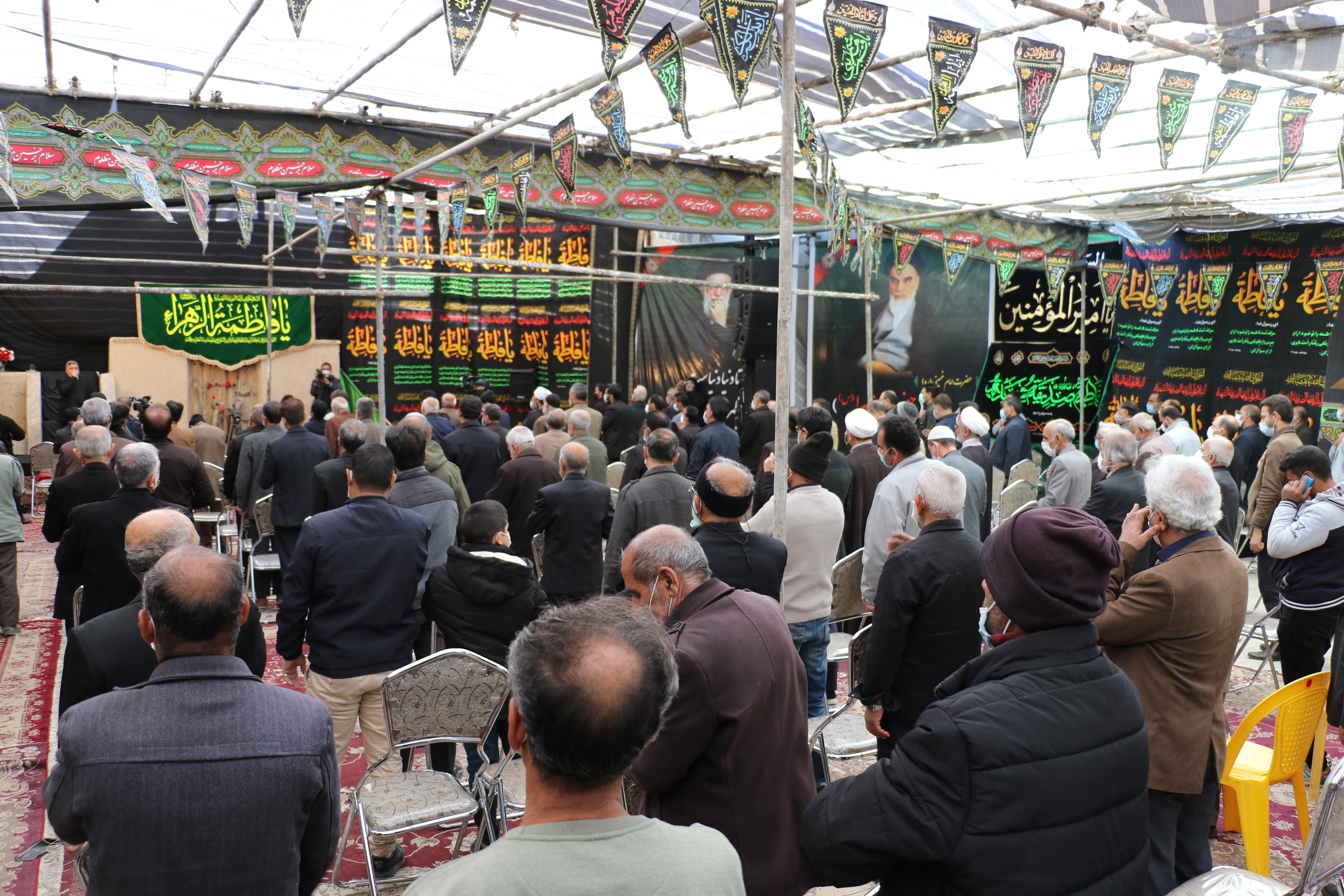 شهادت حضرت زهرا، هیئت فاطمیون، سادات بنی فاطمه، مسجد شیخ ابراهیم، سلاله پاکان