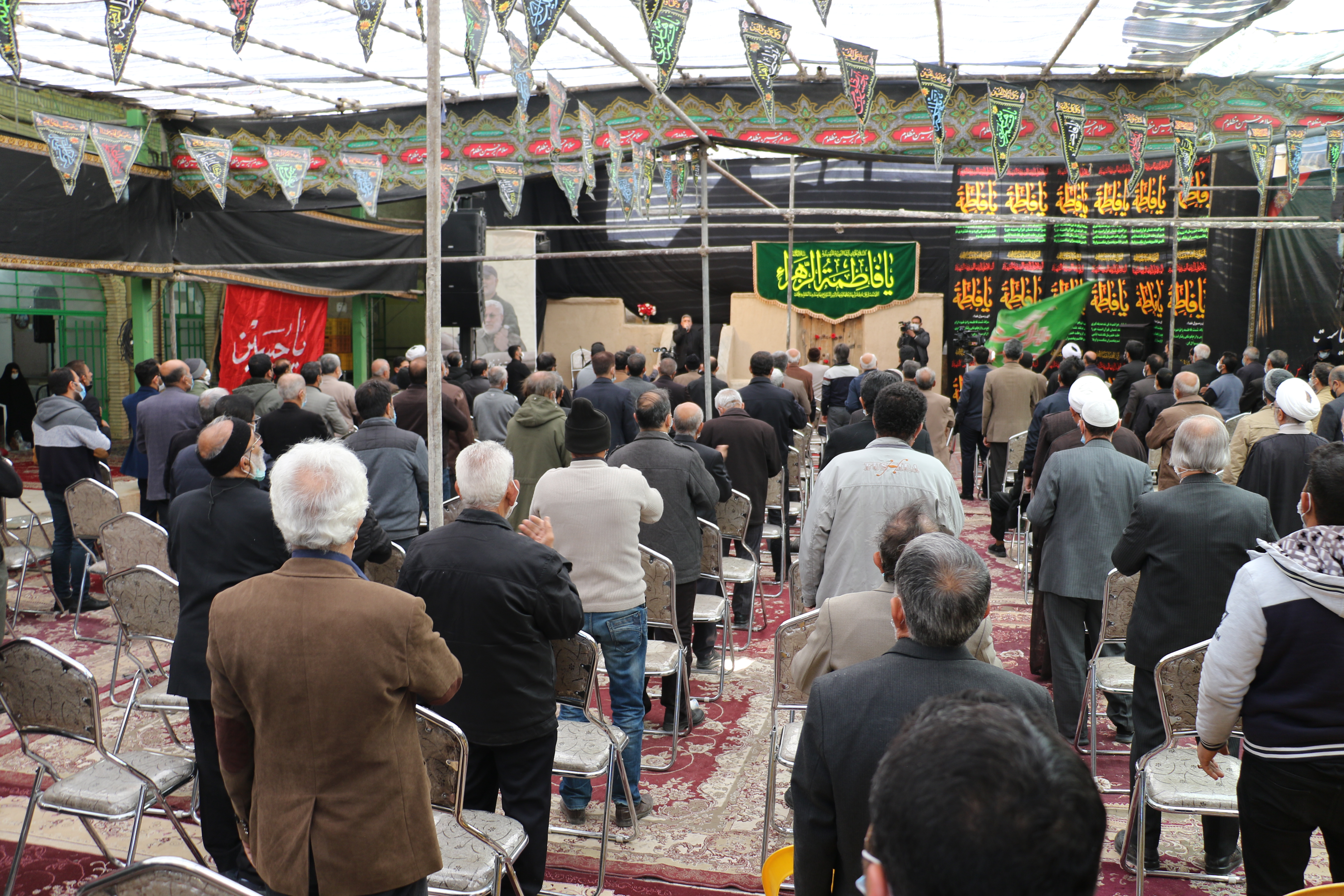 شهادت حضرت زهرا، هیئت فاطمیون، سادات بنی فاطمه، مسجد شیخ ابراهیم، سلاله پاکان