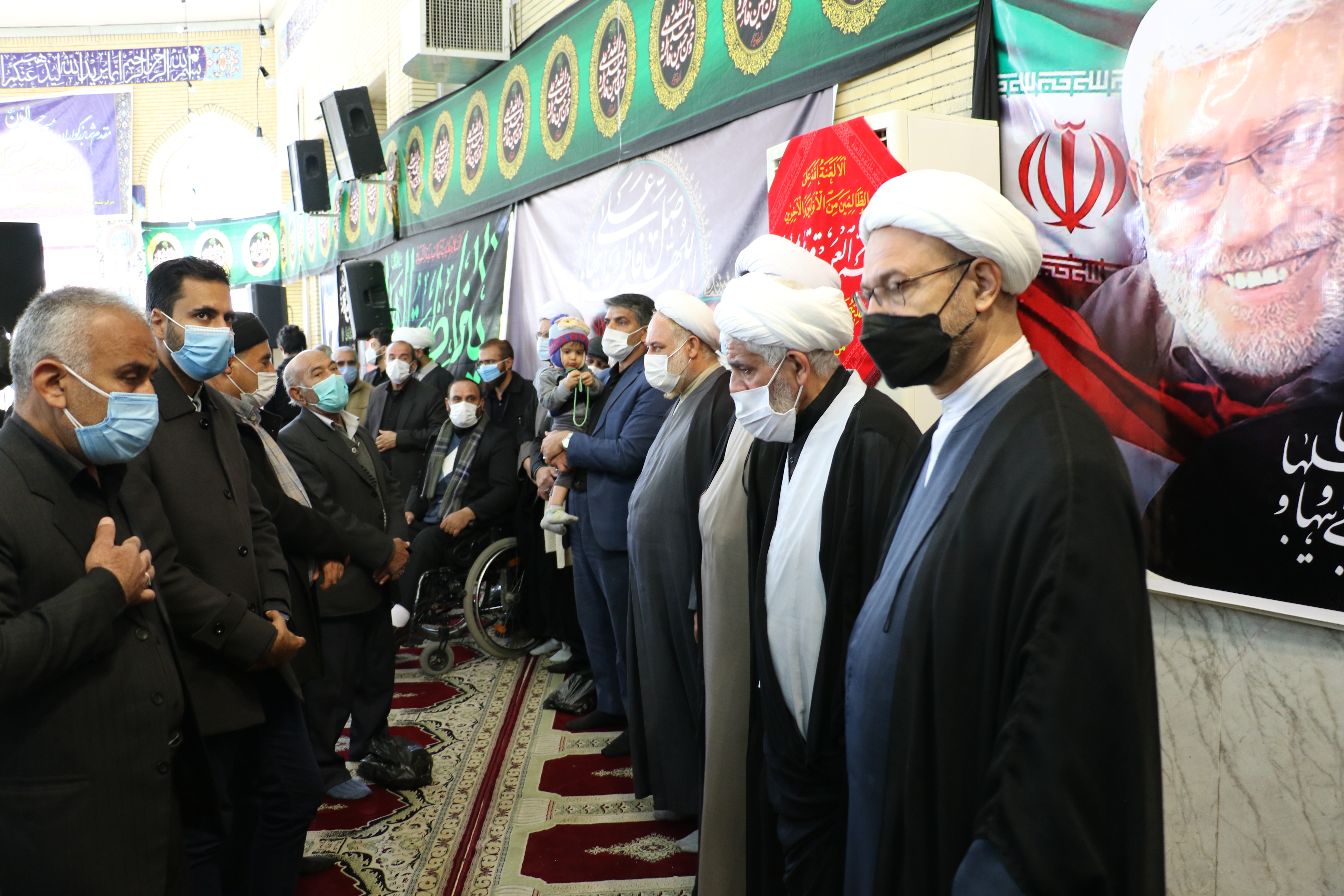 شهادت حضرت زهرا، حاج محسن طاهری، مسجد صاحب الزمان، مدبر، سلاله پاکان