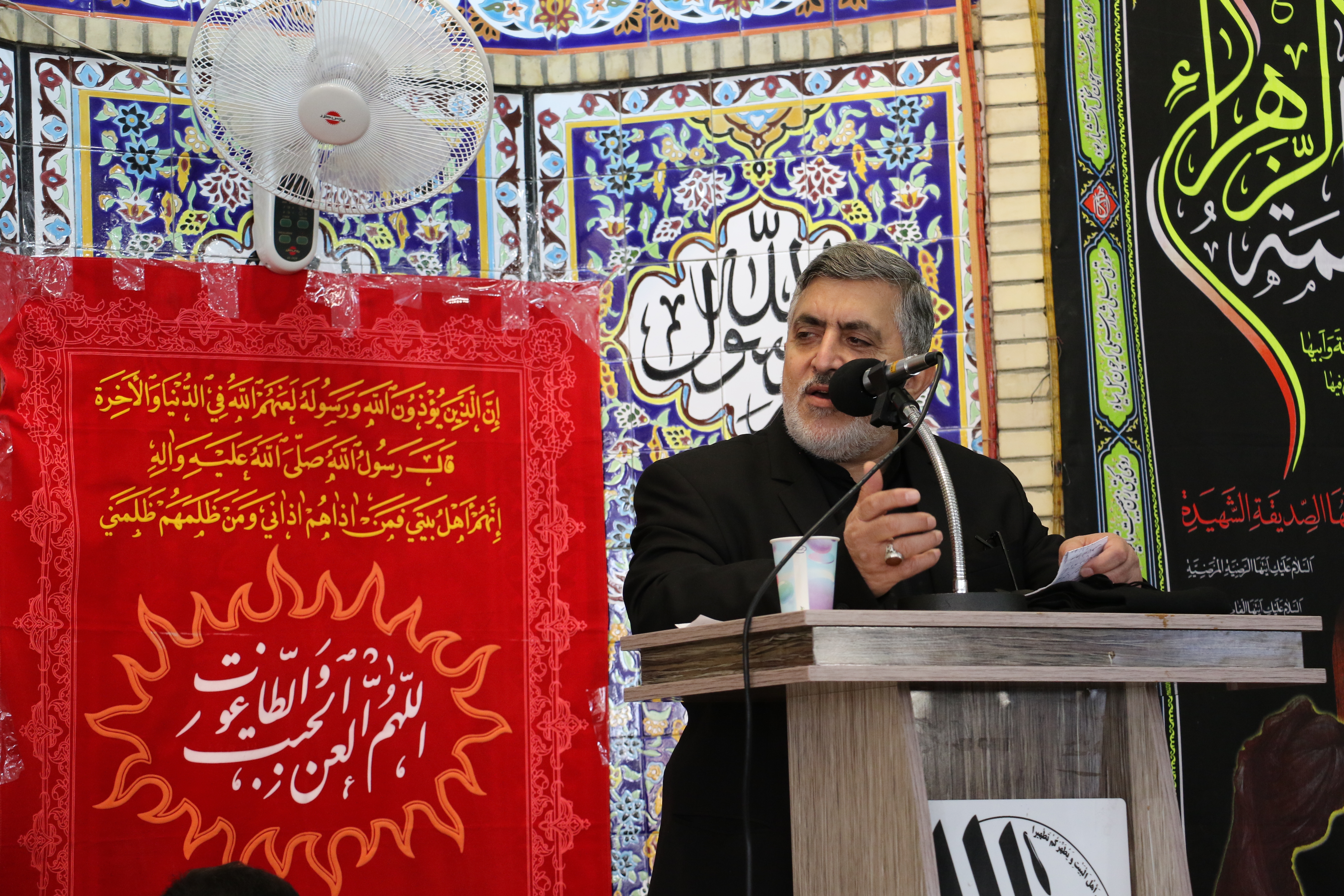 شهادت حضرت زهرا، مسجد صاحب الزمان، حاج محسن طاهری، مدبر، سلاله پاکان