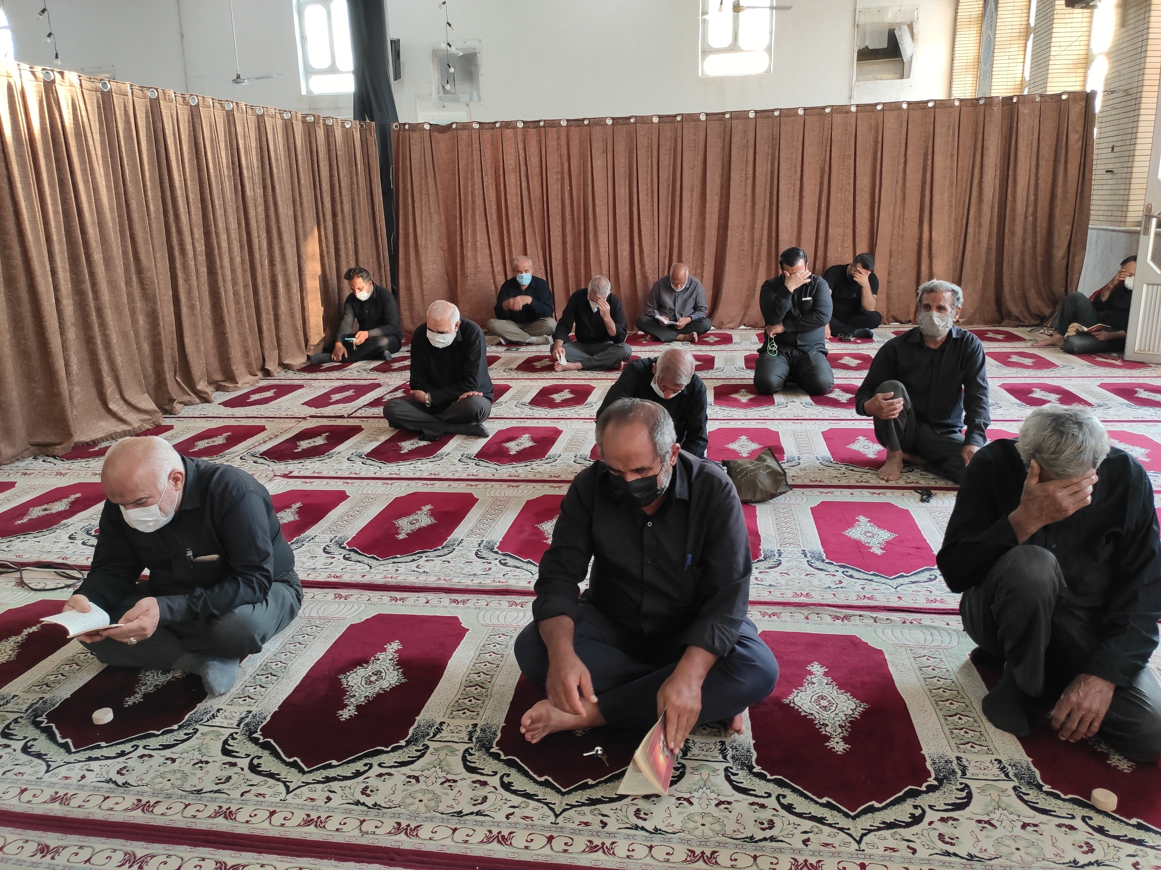 زیارت عاشورا، روز تاسوعا، مسجد صاحب الزمان، سلاله پاکان، سردار ناطقی،
