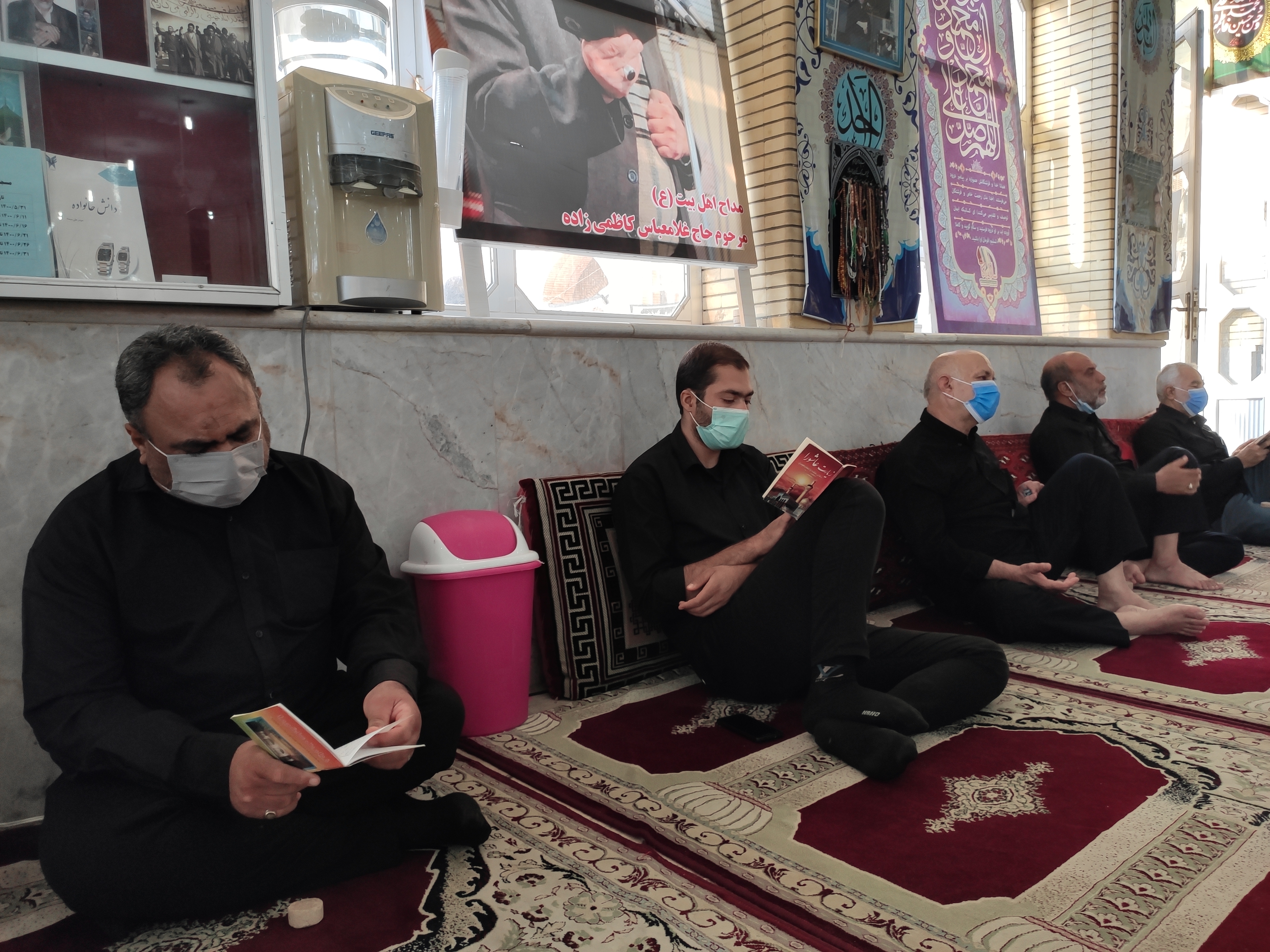 زیارت عاشورا، روز تاسوعا، مسجد صاحب الزمان، سلاله پاکان، احمدعلی مصلی نژاد