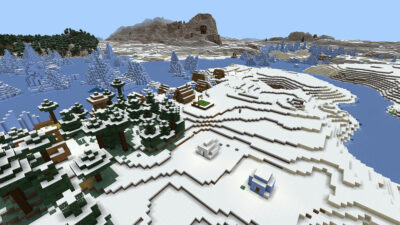 minecraft frozen village seed