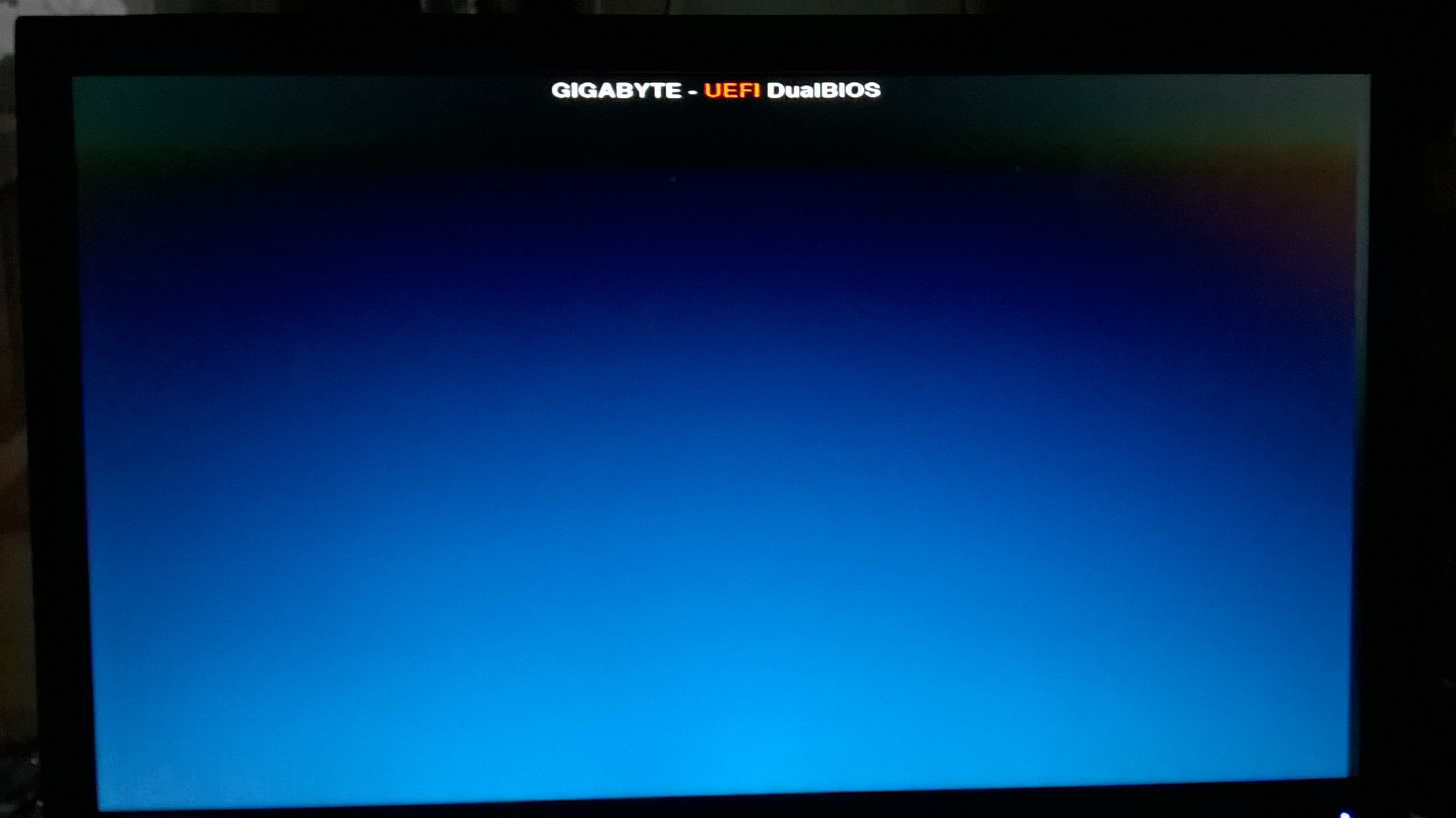 niebieski ekran płyt głównych Gigabyte