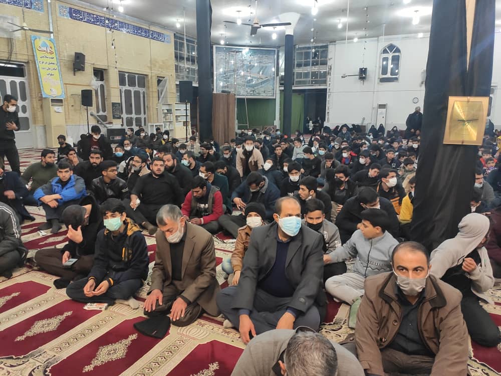 بسیجیان مسجد امام حسین، شب شهادت، حضرت زهرا، سلاله پاکان
