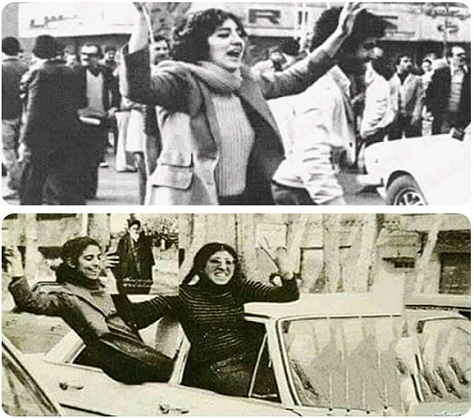 خوشحالی مردم از  فرار شاه